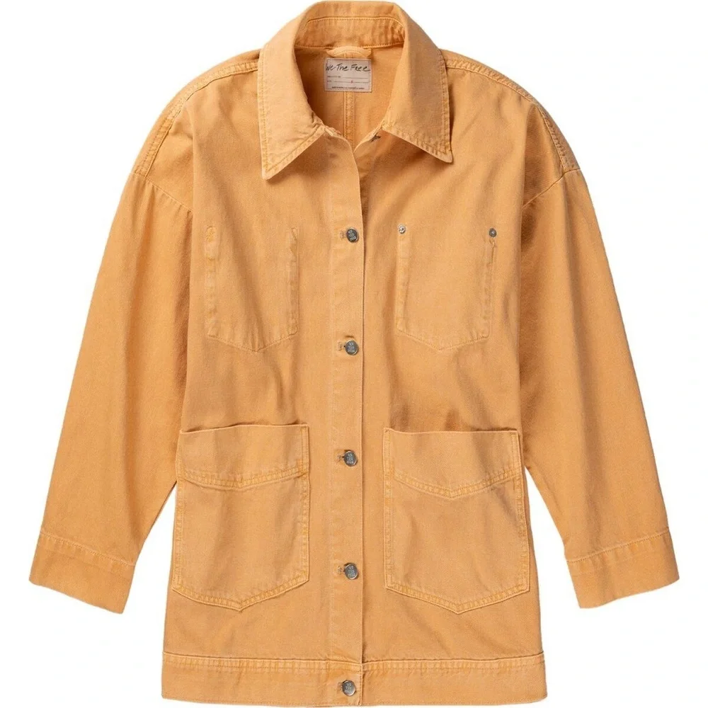 NWOT Avery dyed denim jacket by We The Free from Free People in size XL - Picture 4 of 12